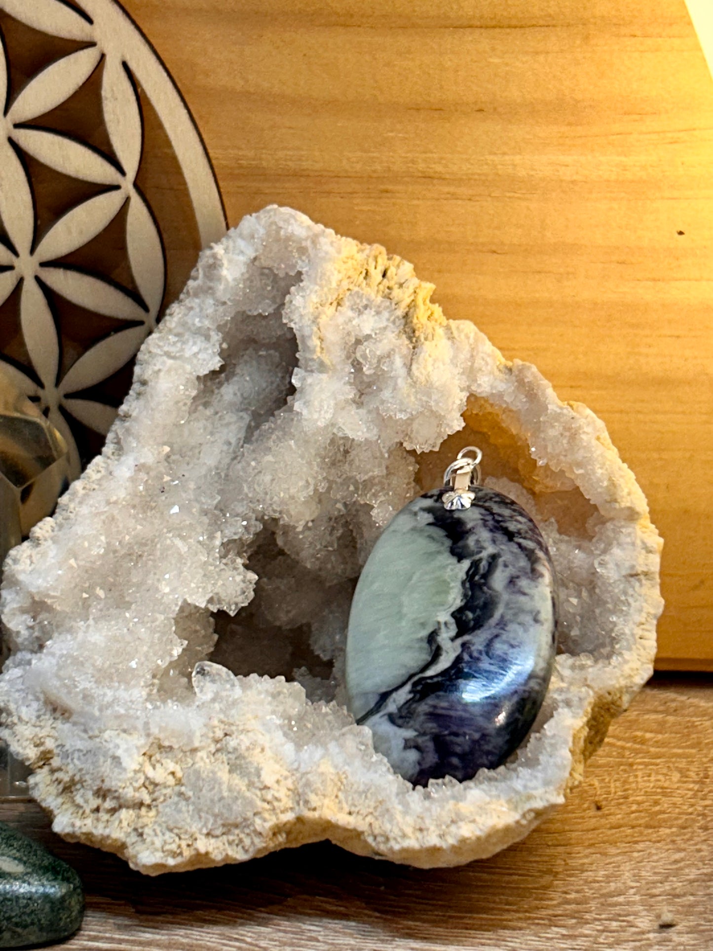 Pendentif de kammererite