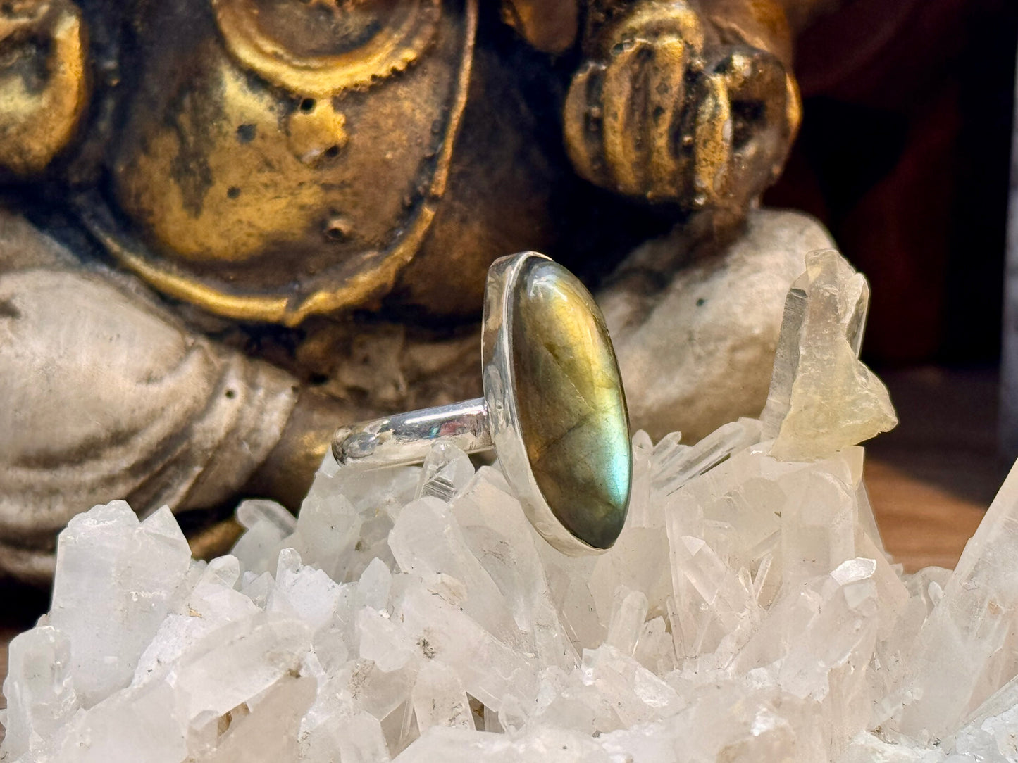 Bague labradorite