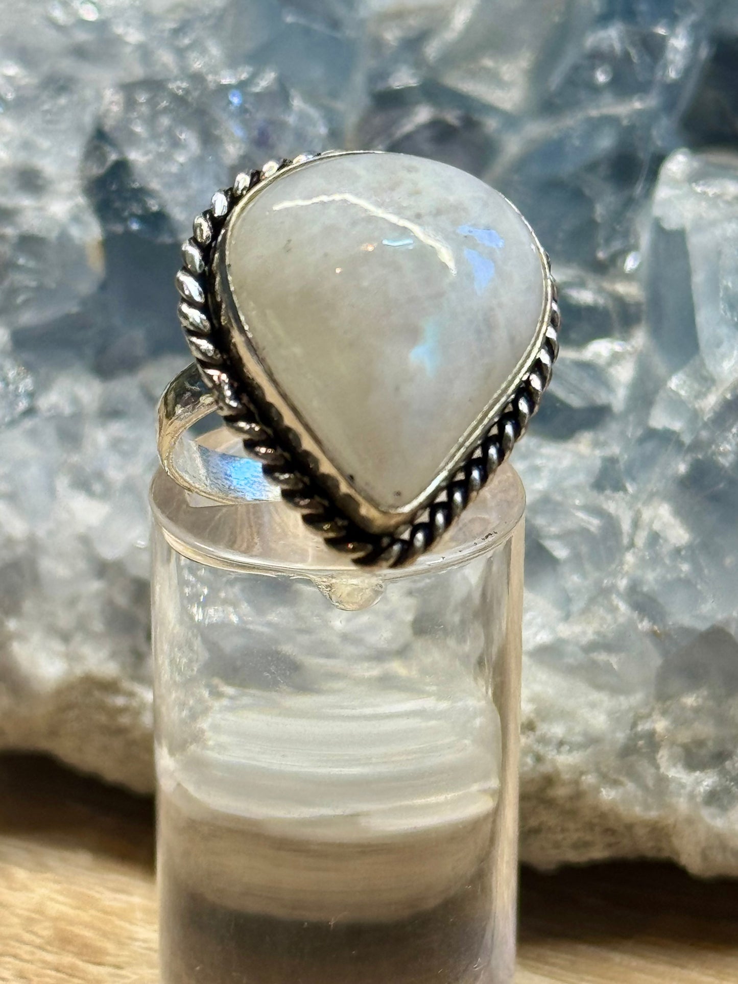 Bague de Pierre de Lune T53