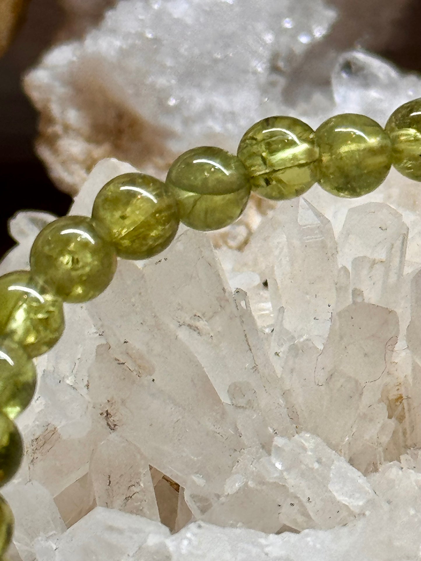 Bracelet de péridot