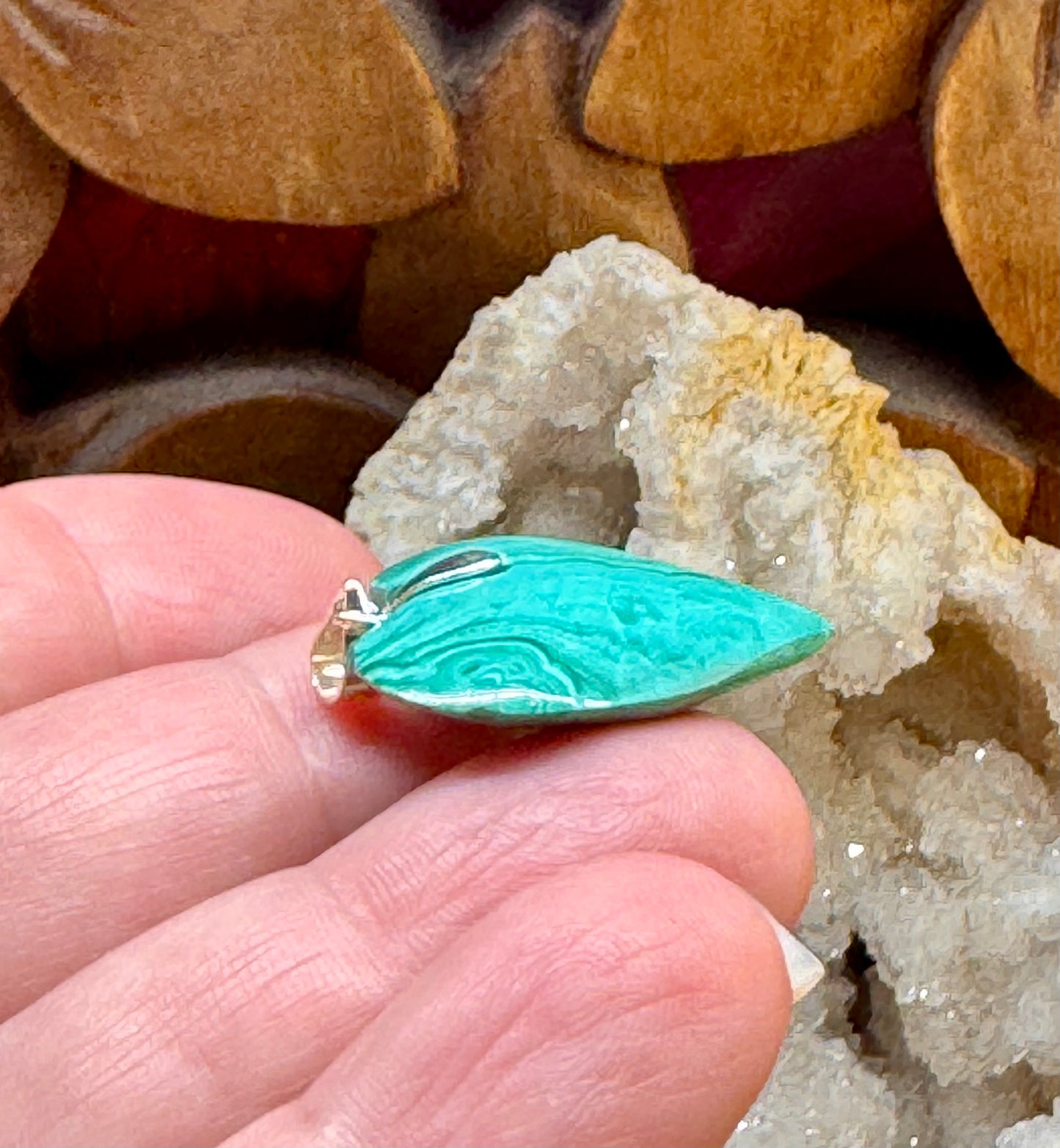 Cœur en malachite
