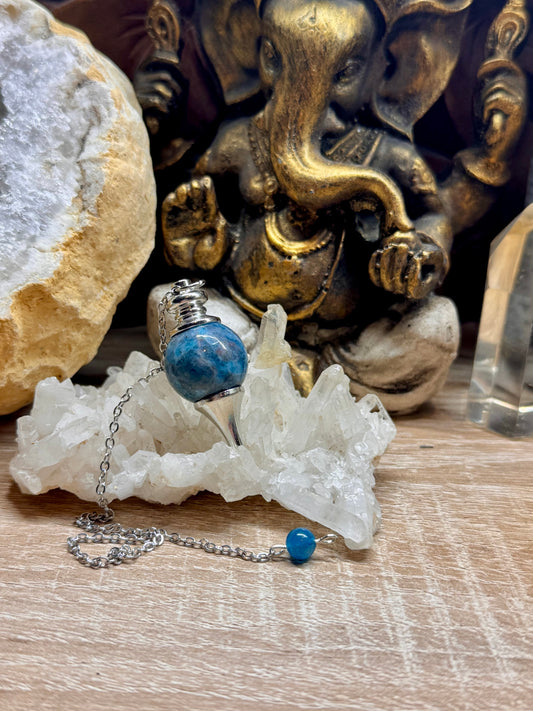 Pendule sphérique en Apatite (2)