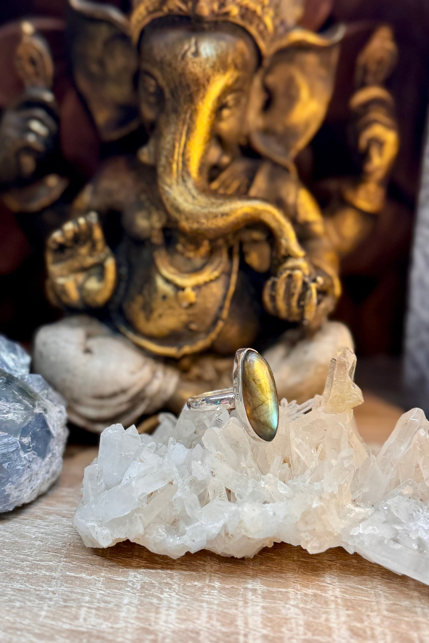 Bague labradorite