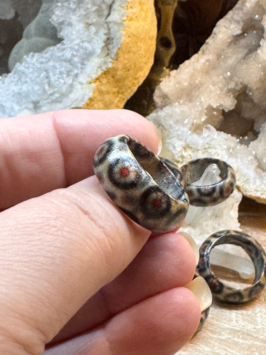 Bague fantaisie en bois