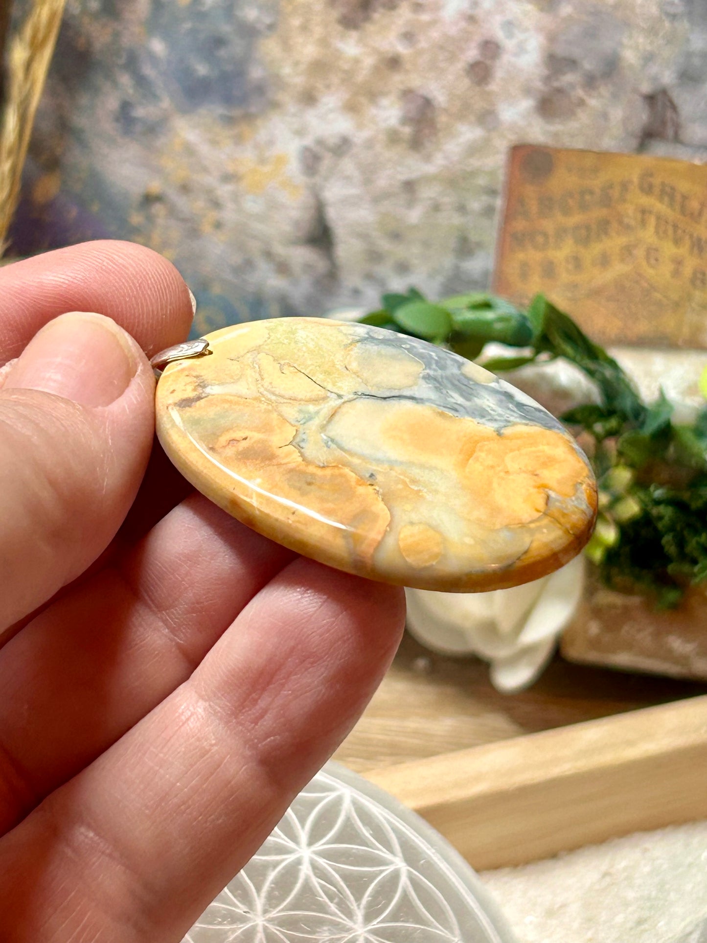Pendentif de jaspe Maligano