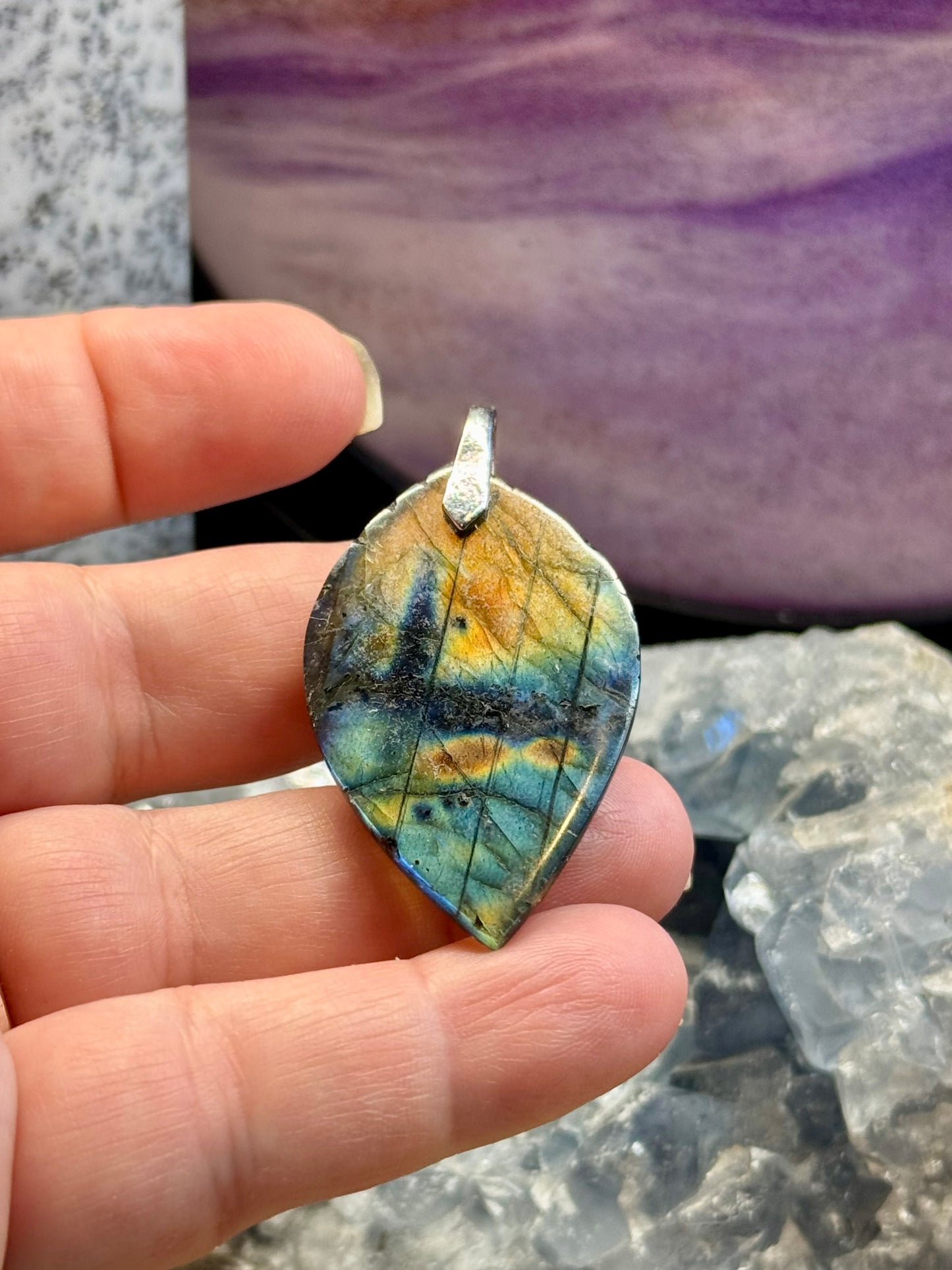 Pendentif de Labradorite