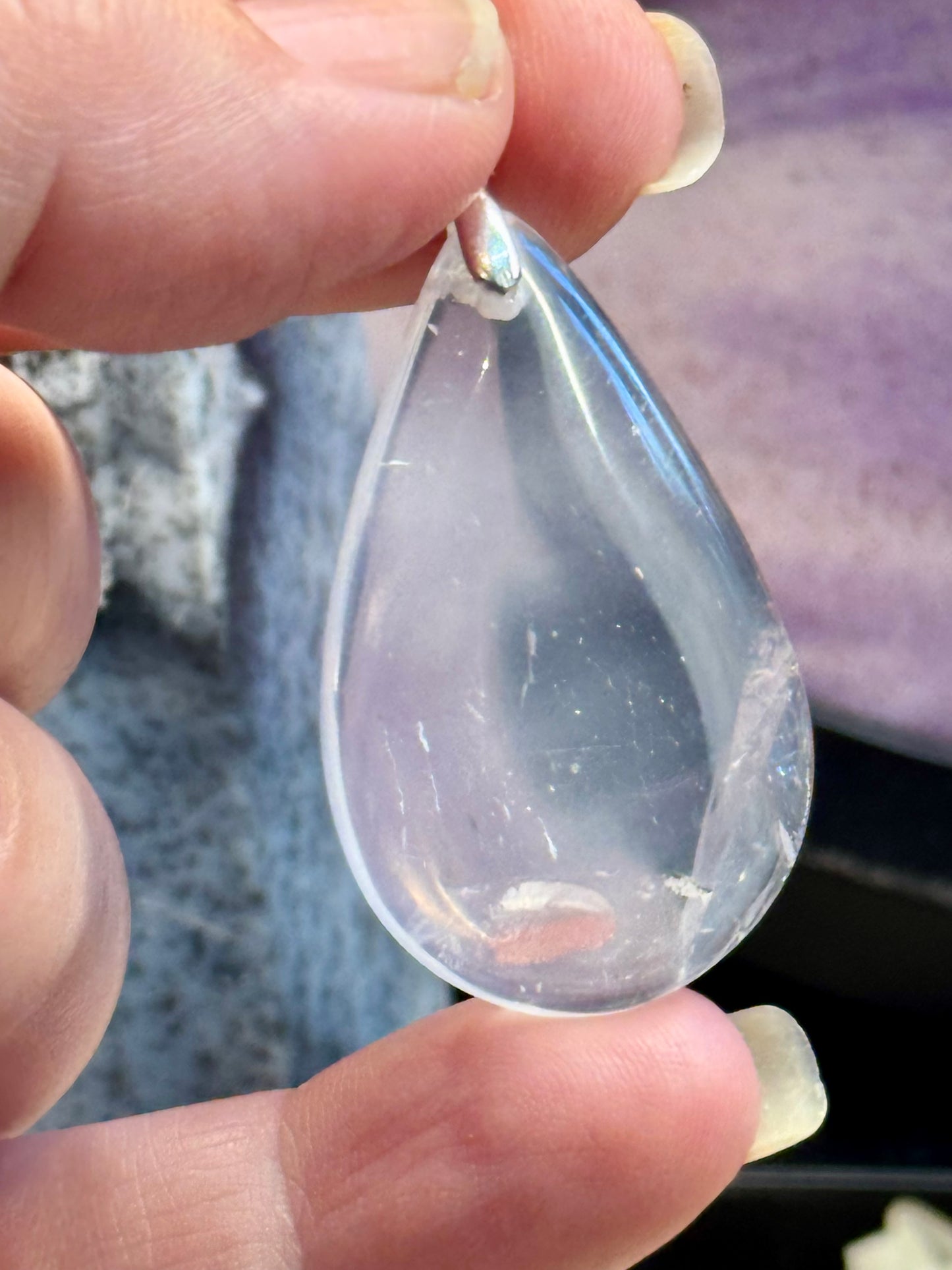 Pendentif de Quartz Laiteux
