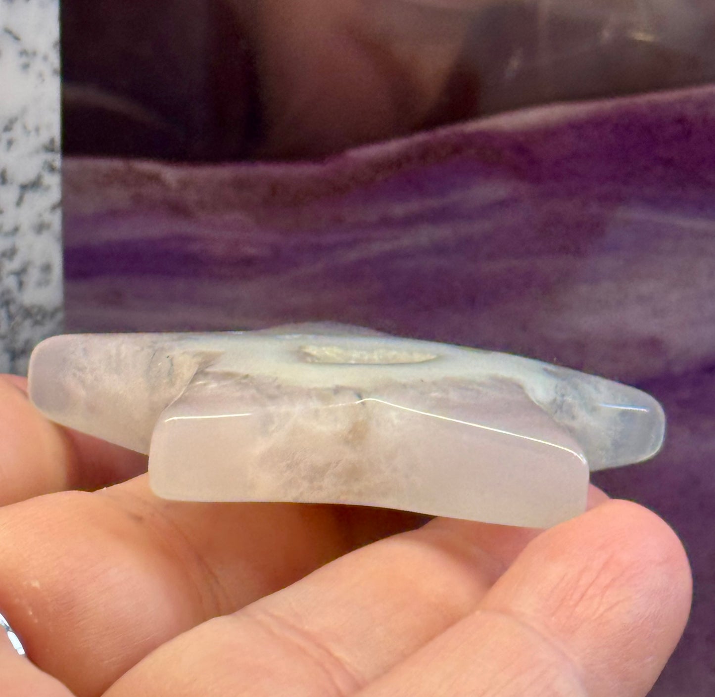 Agate druse en étoile