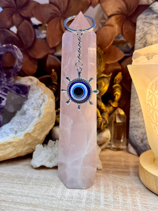 Porte-clé Œil de Nazar et Gouvernail