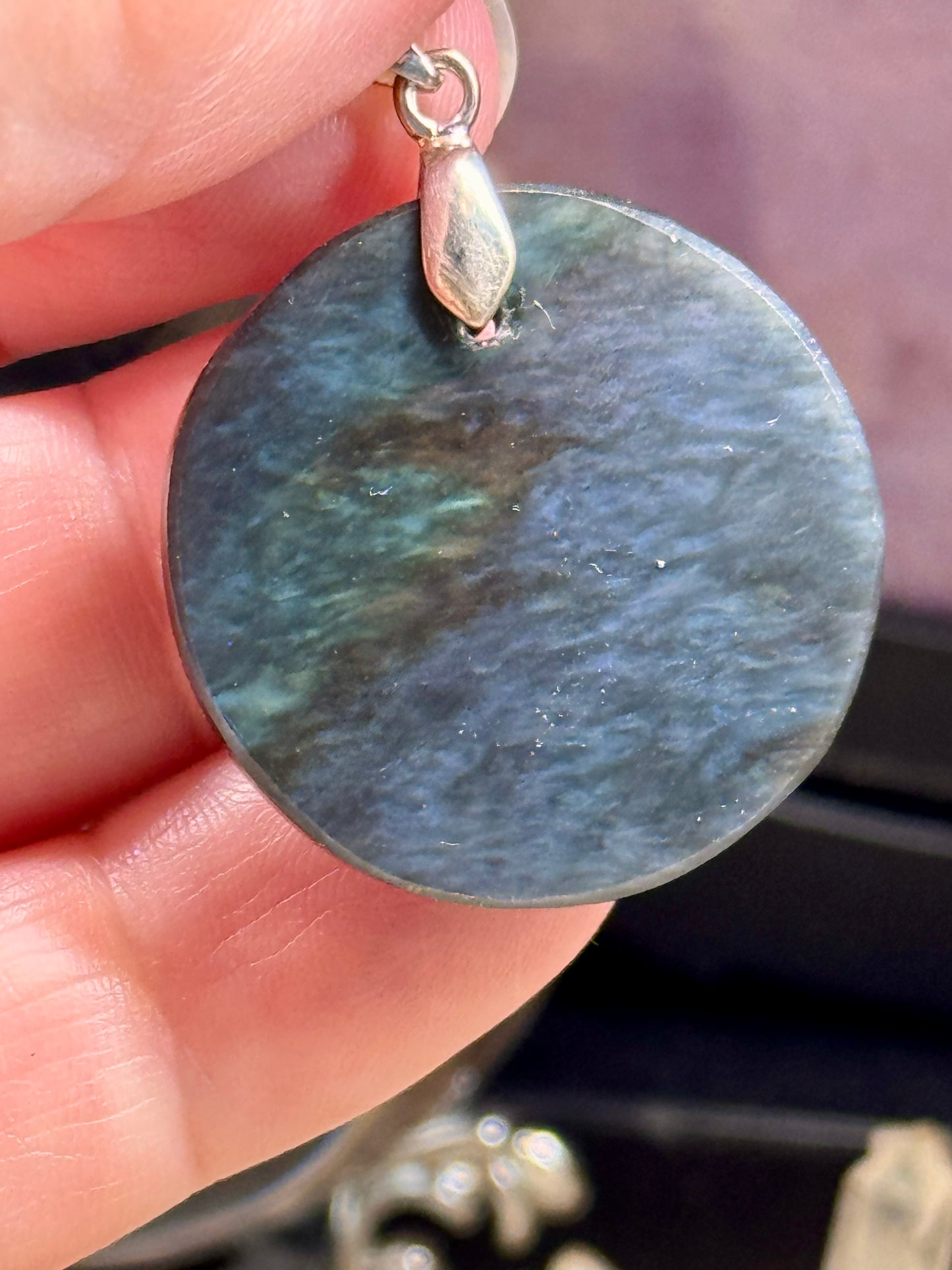 Pendentif en obsidienne mentogochol