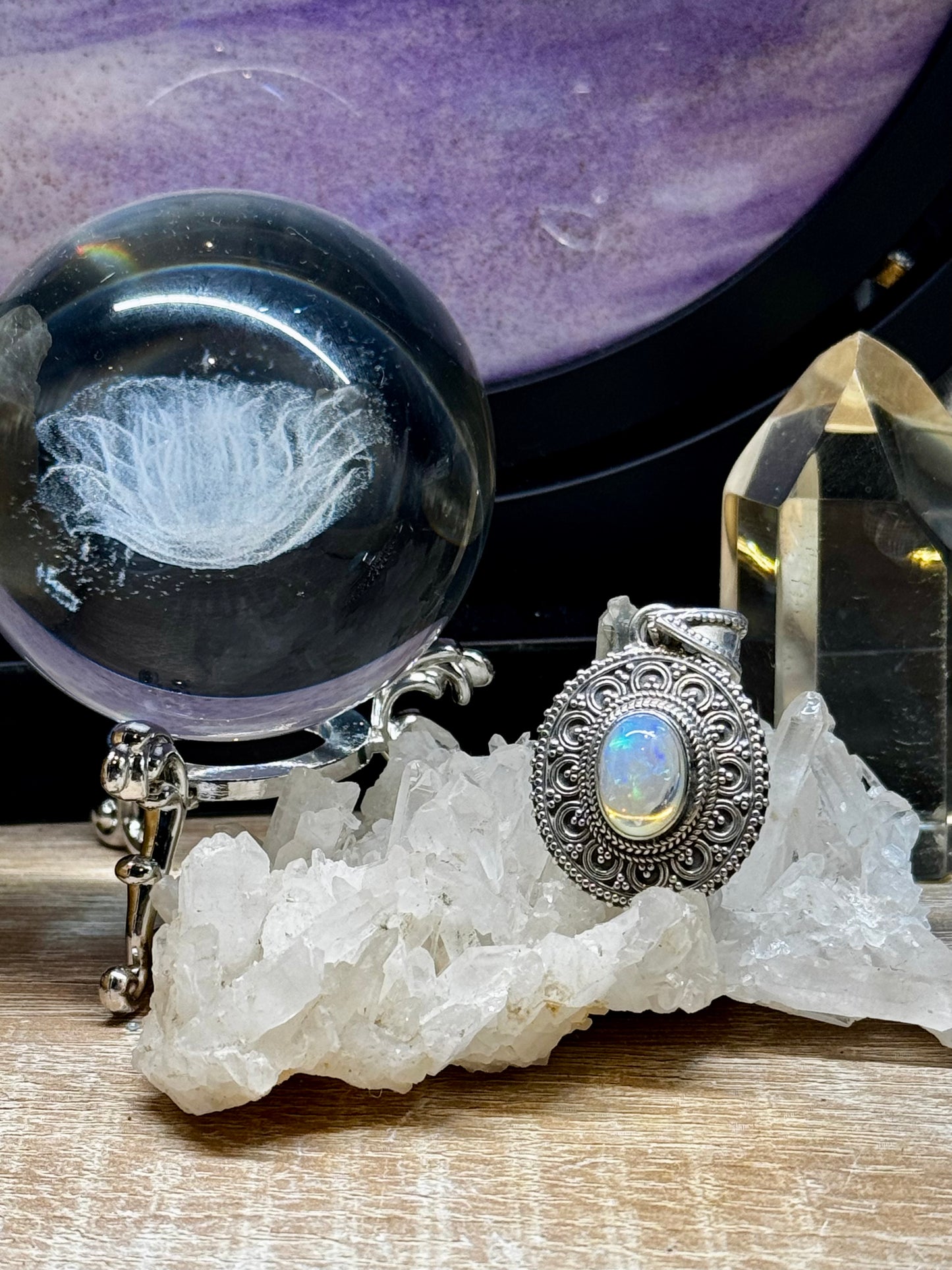 Pendentif bohème d’Opale Welo