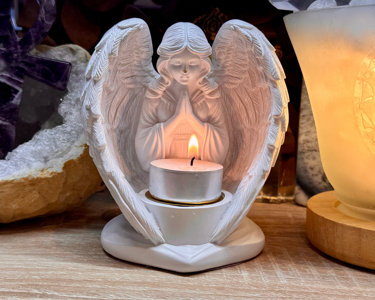 Bougeoir et Brûleur d’encens ange