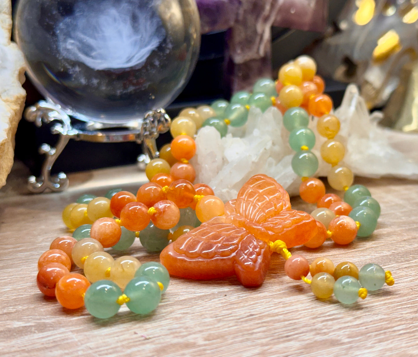 Collier en aventurine