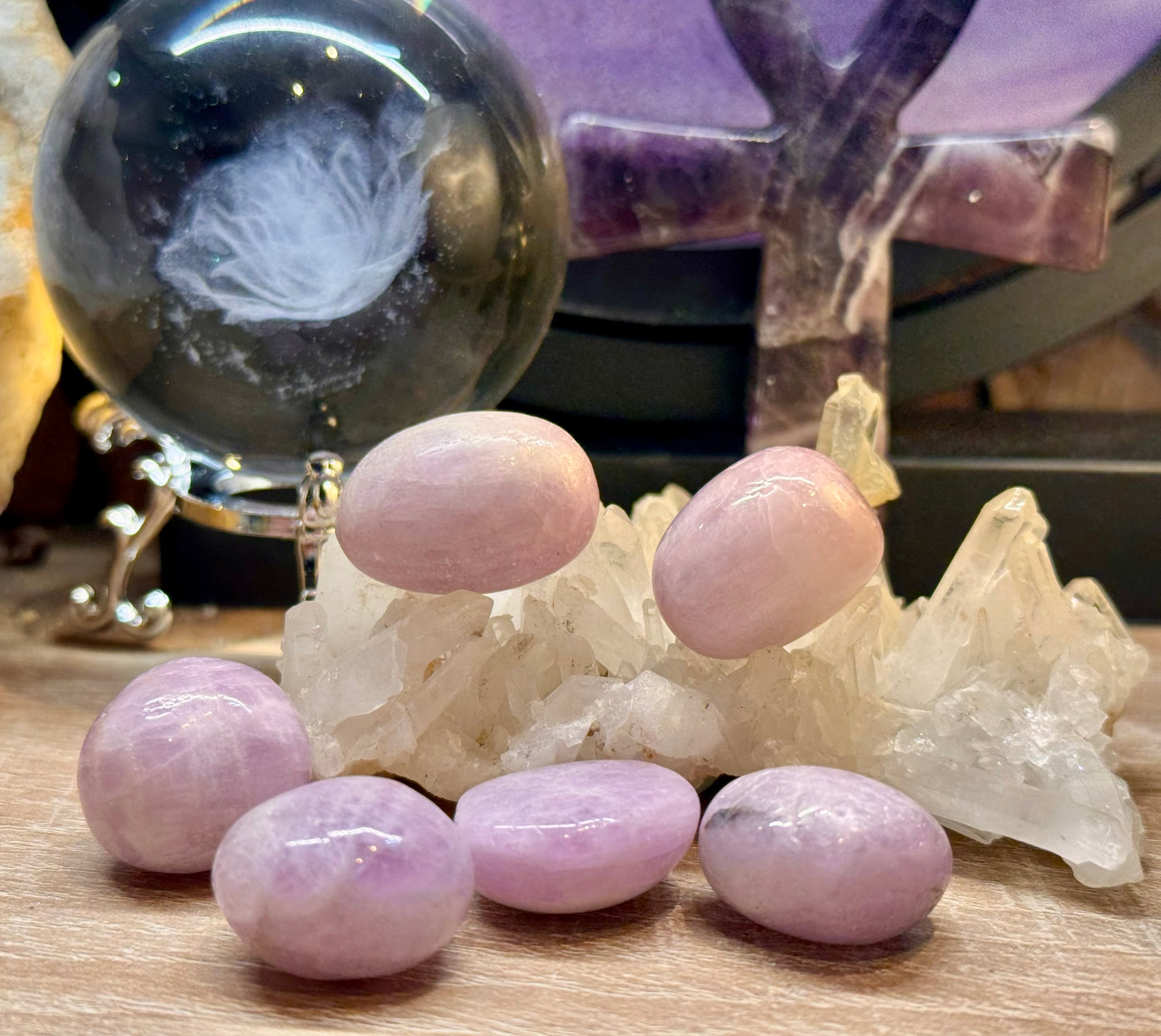 Pierre roulée de Kunzite