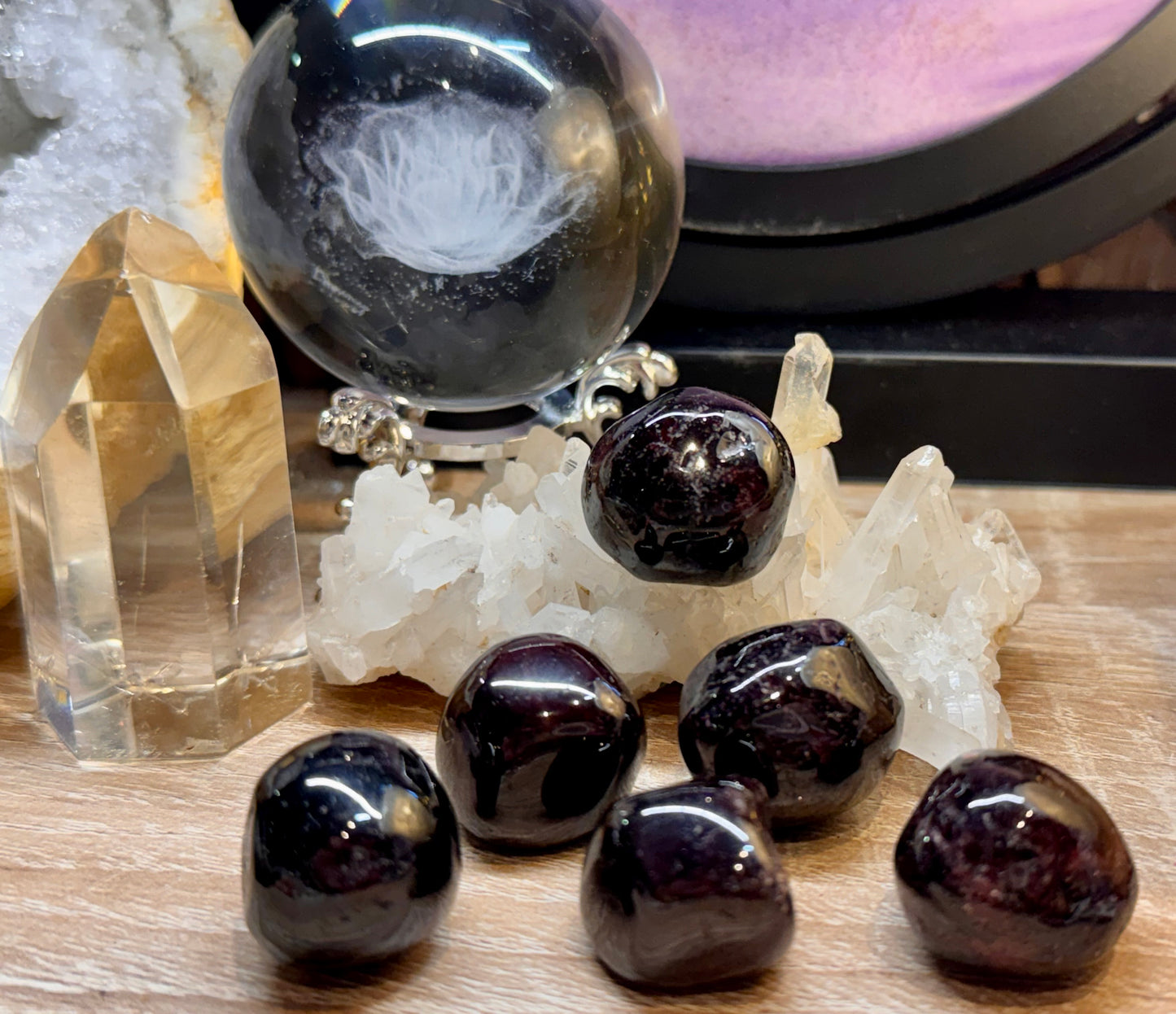 Pierres roulées de Grenat