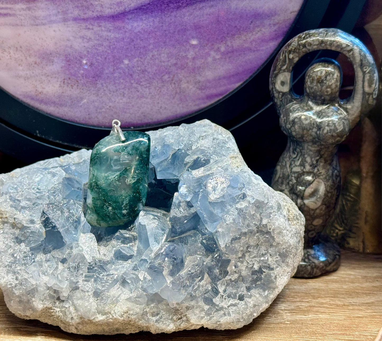 Pendentif d’Agate Mousse