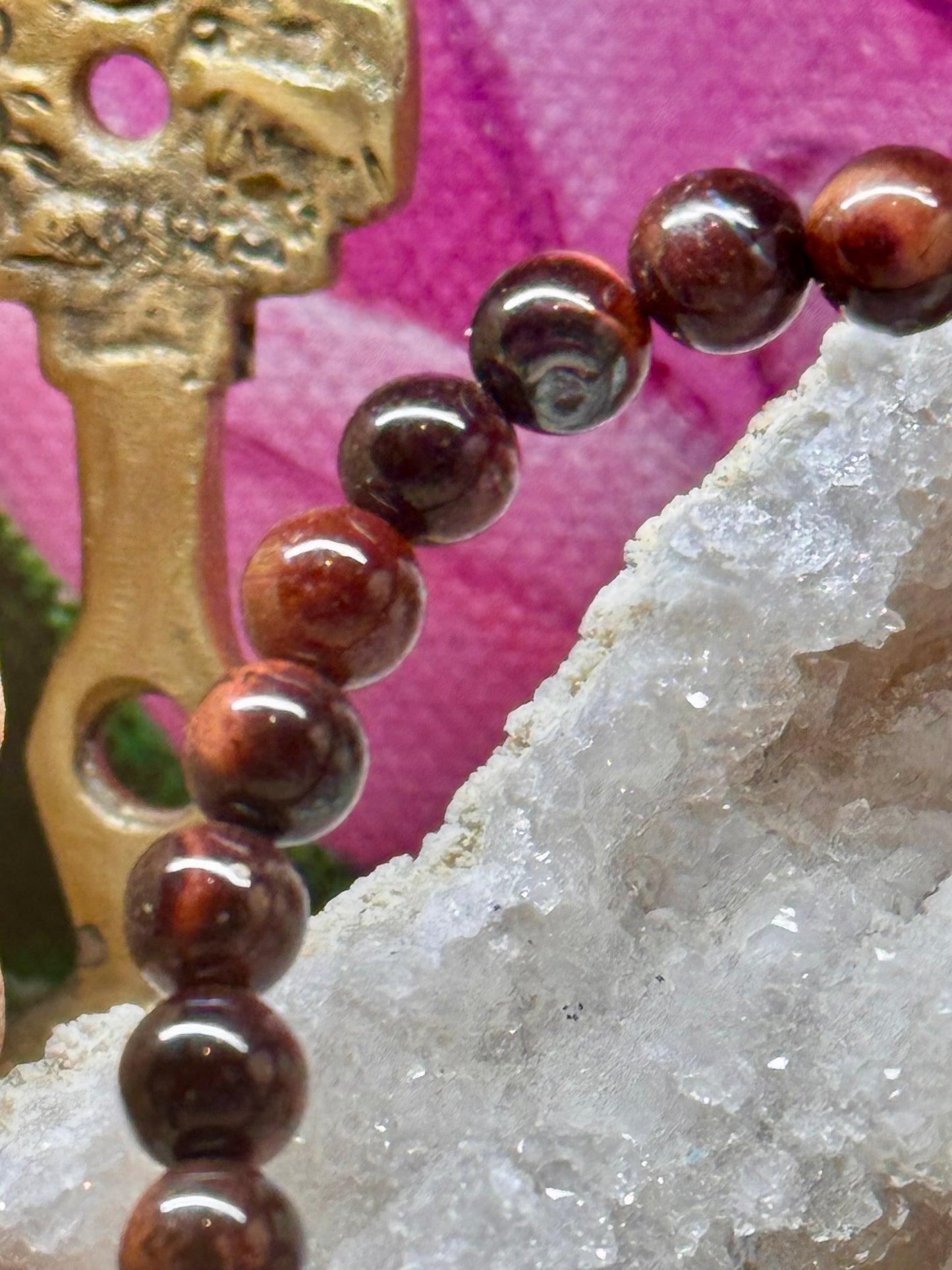 Bracelet de protection Œil de taureau et Œil de Nazar