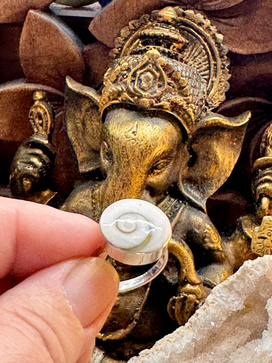 Bague Œil de Shiva - T55