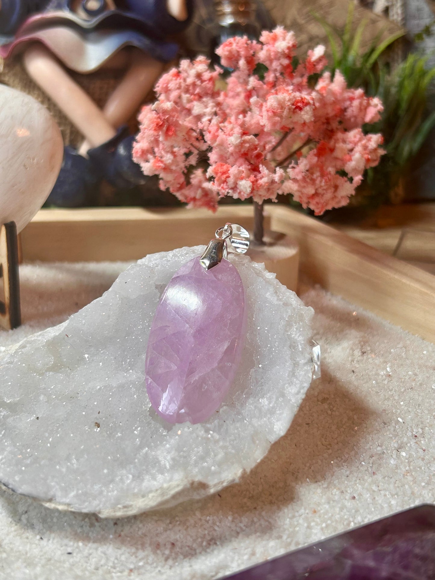 Pendentif de kunzite