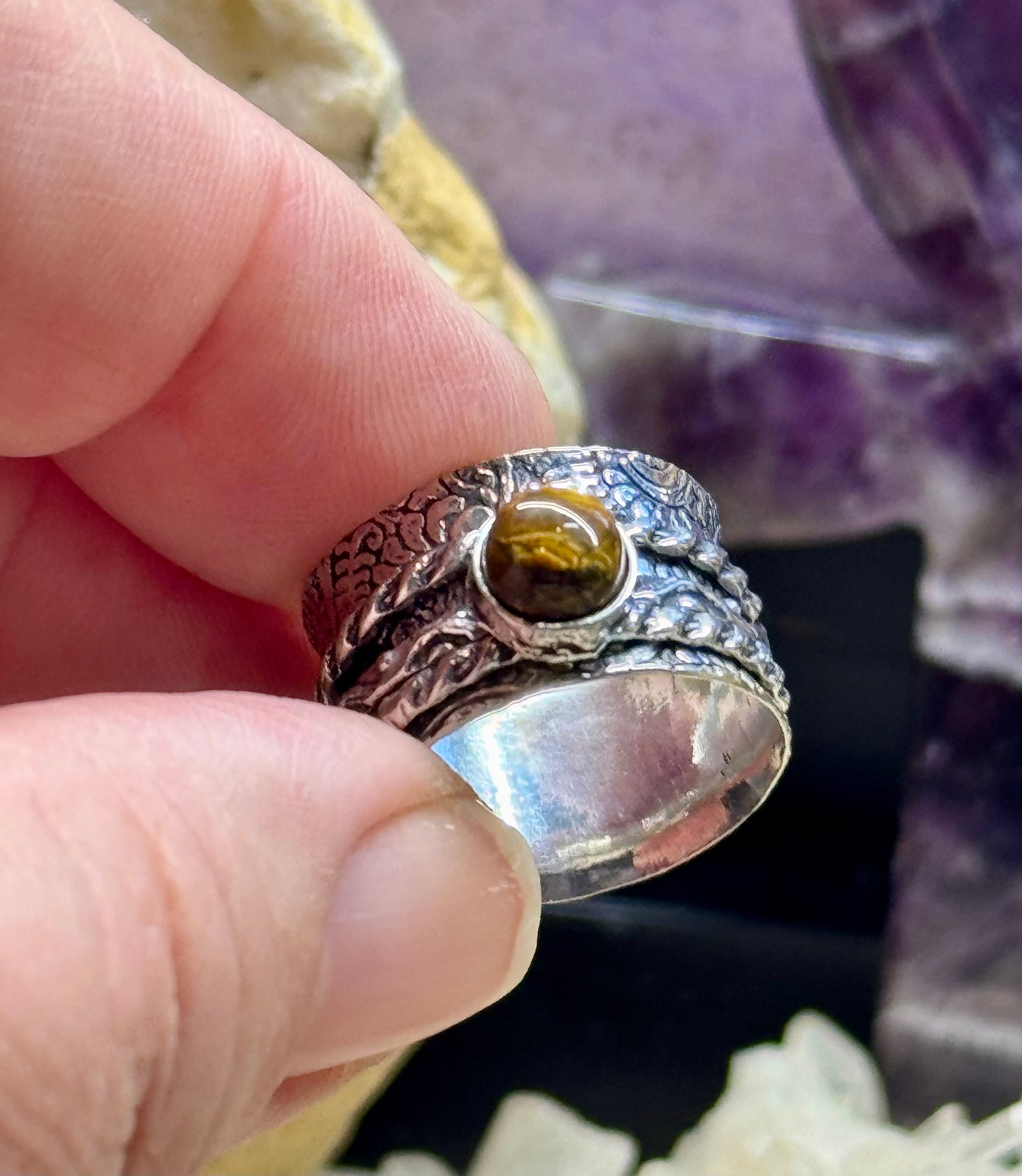 Bague Oeil de tigre T52