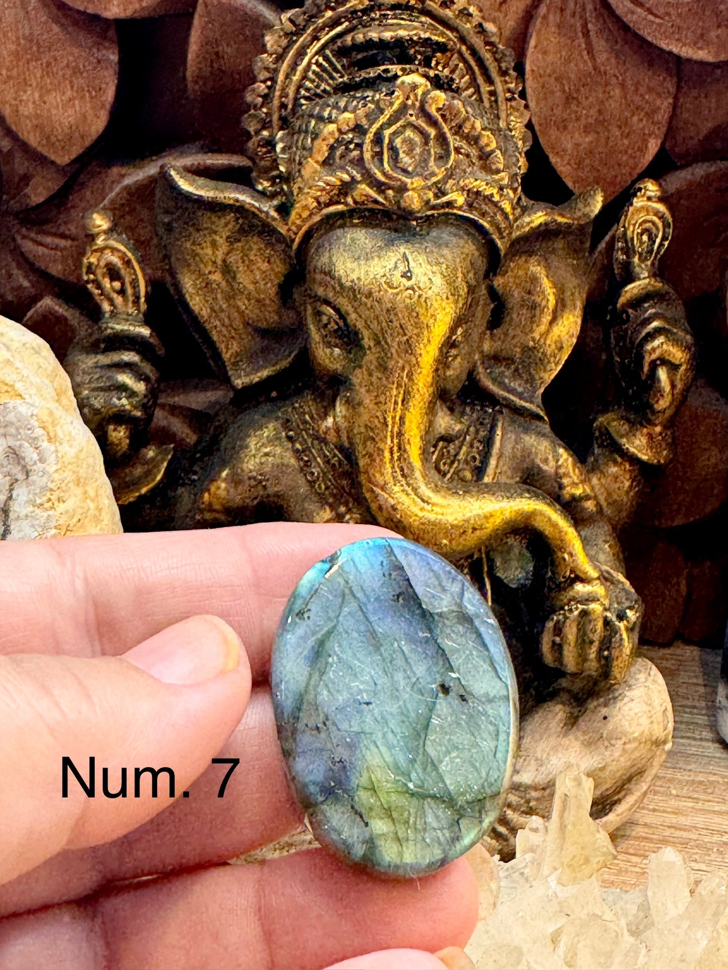 Galet de Labradorite