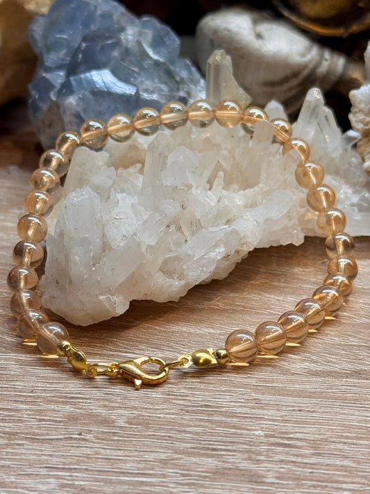 Bracelet en Aqua aura sunset