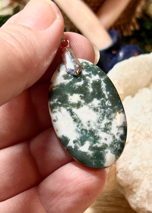 Pendentif d’agate arbre