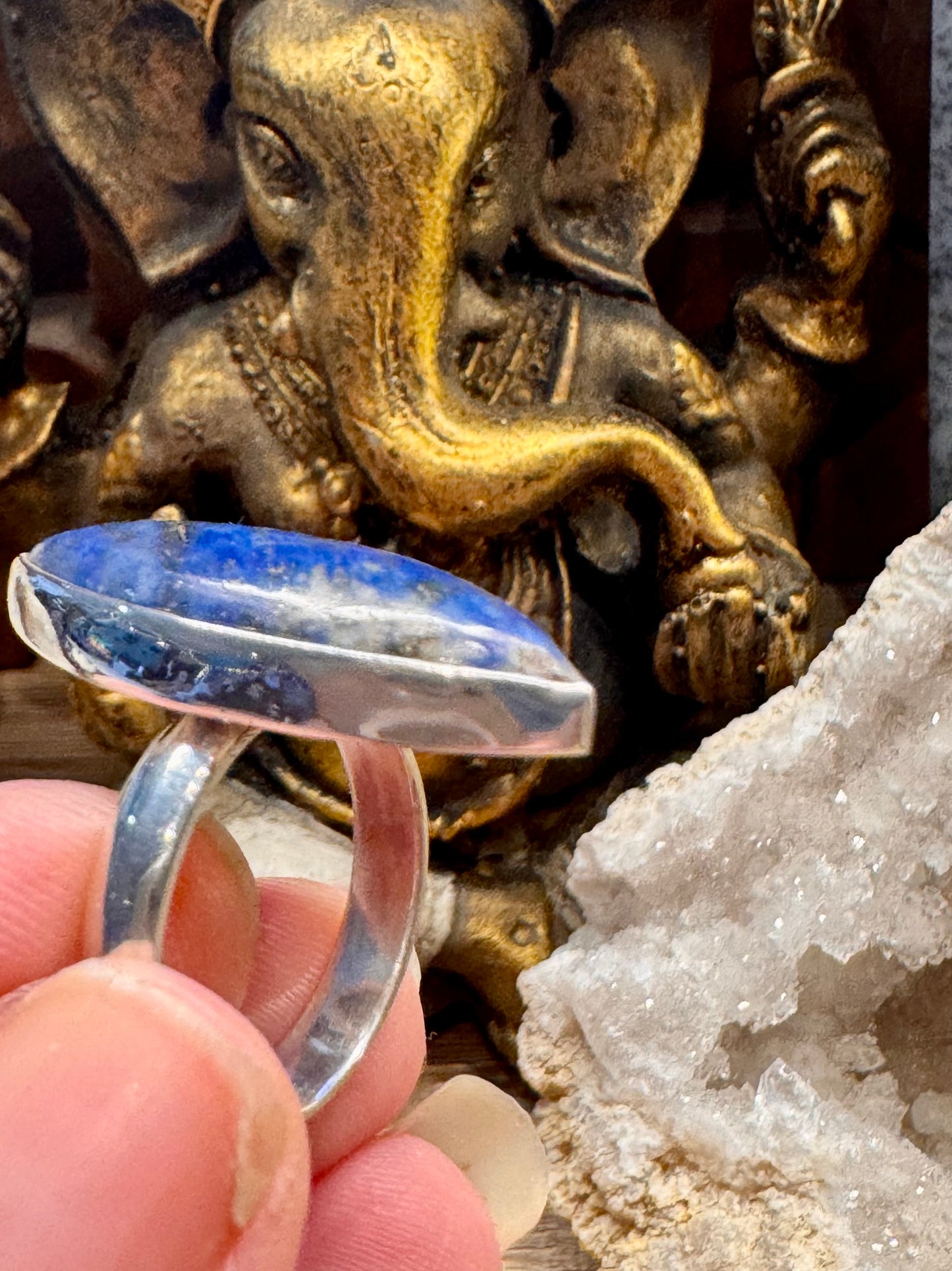 Bague en lapis lazuli