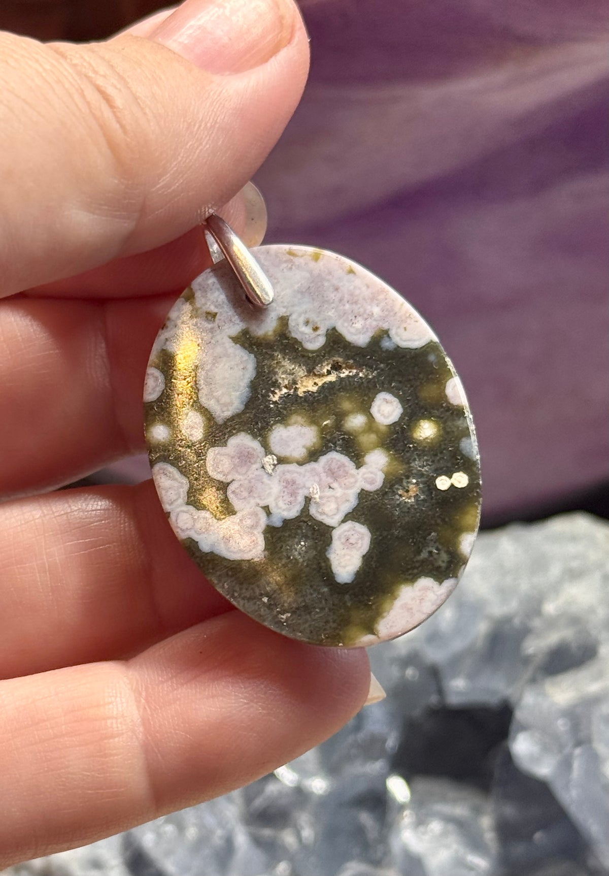 Pendentif de Jaspe Orbiculaire 2