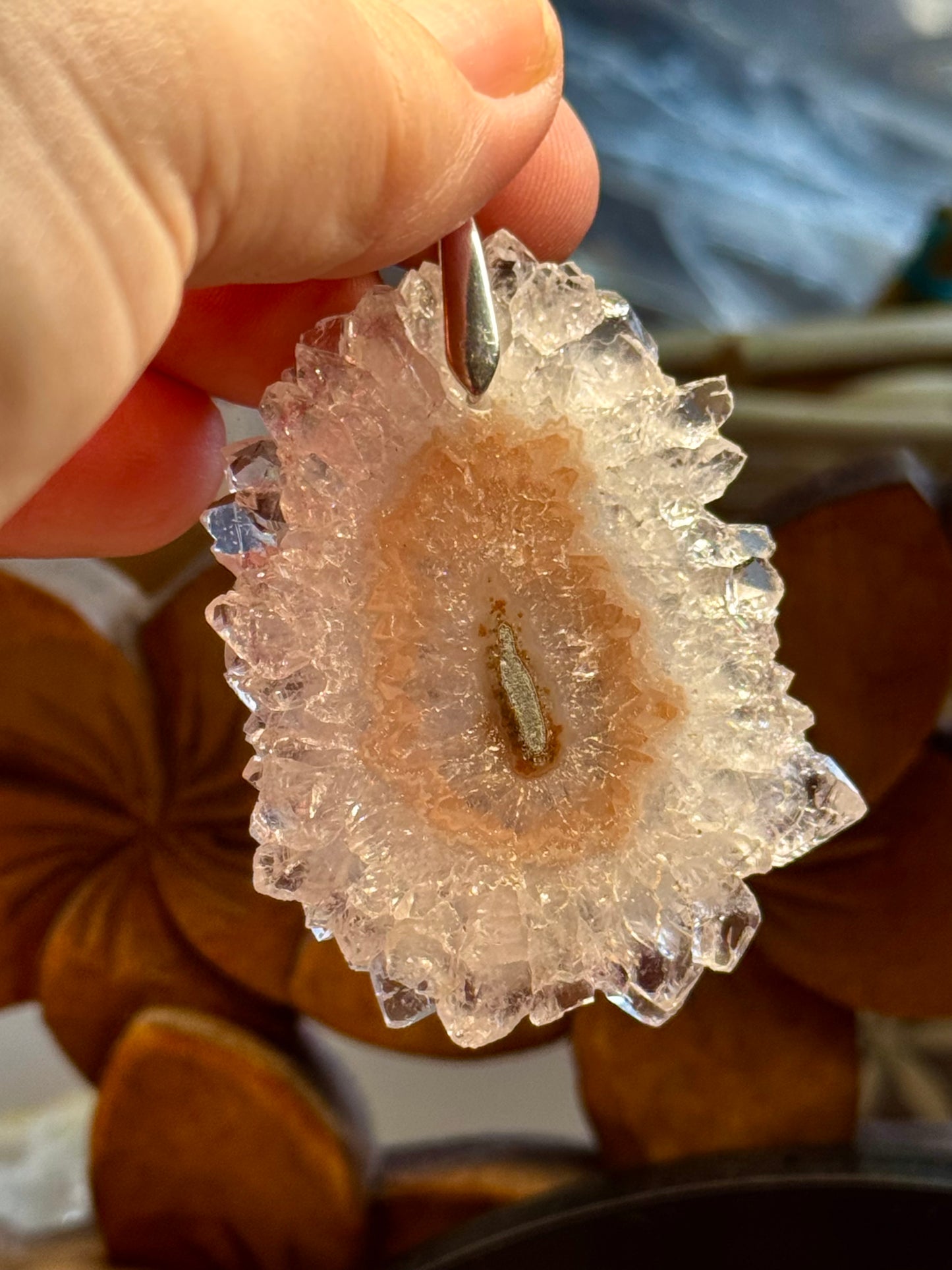 Pendentif de Quartz Cristal