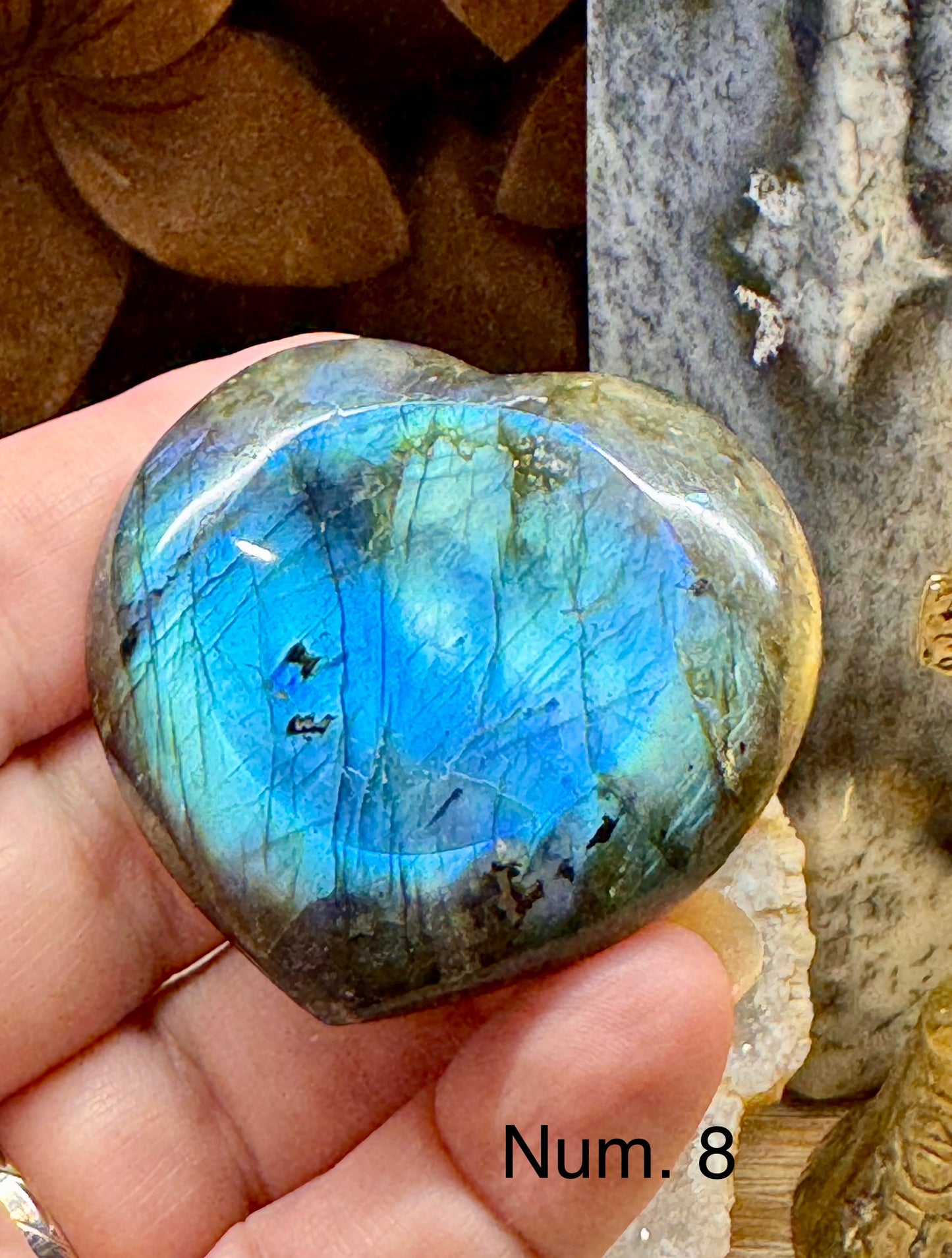 Pierre anti-stress labradorite