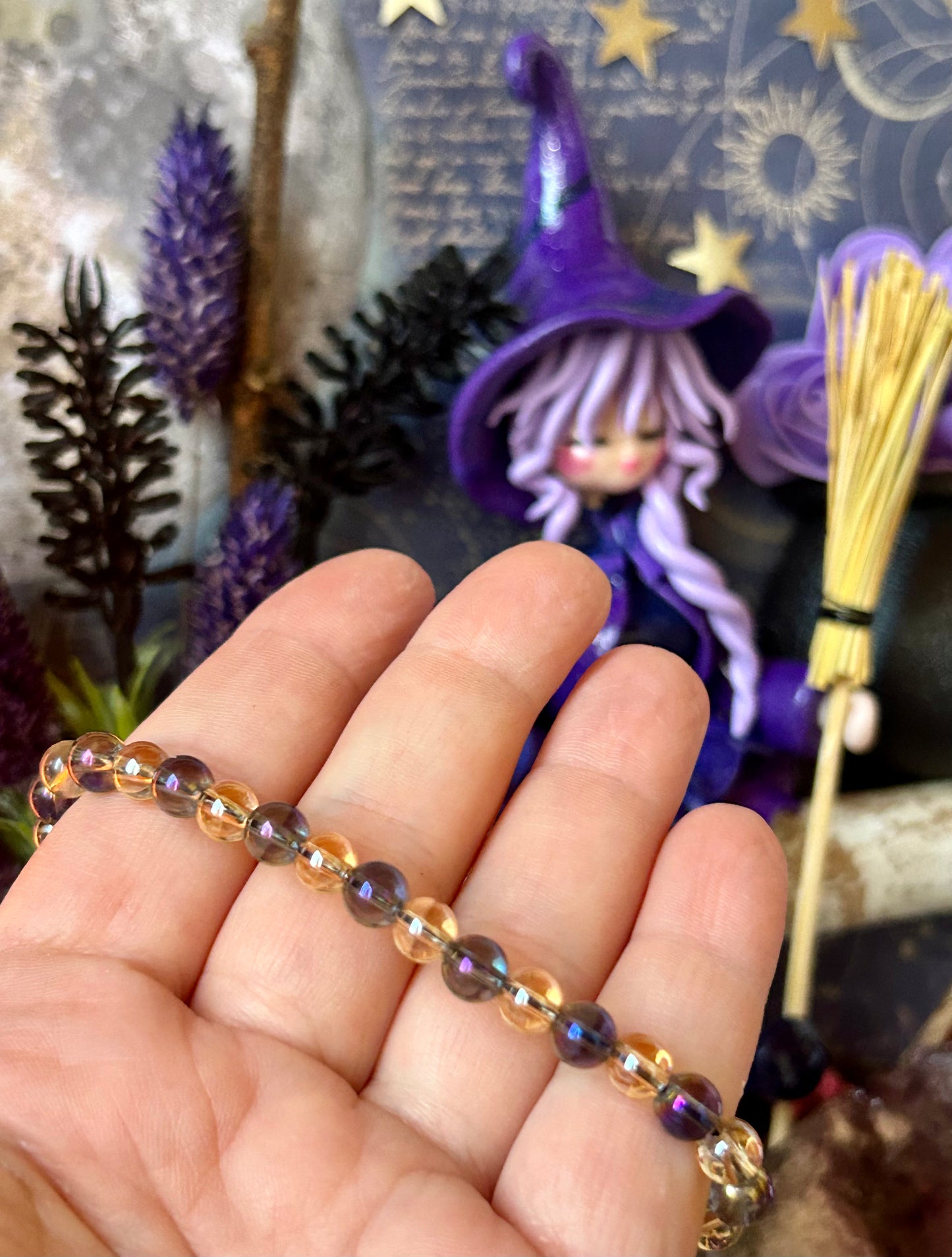 Bracelet en Aqua aura