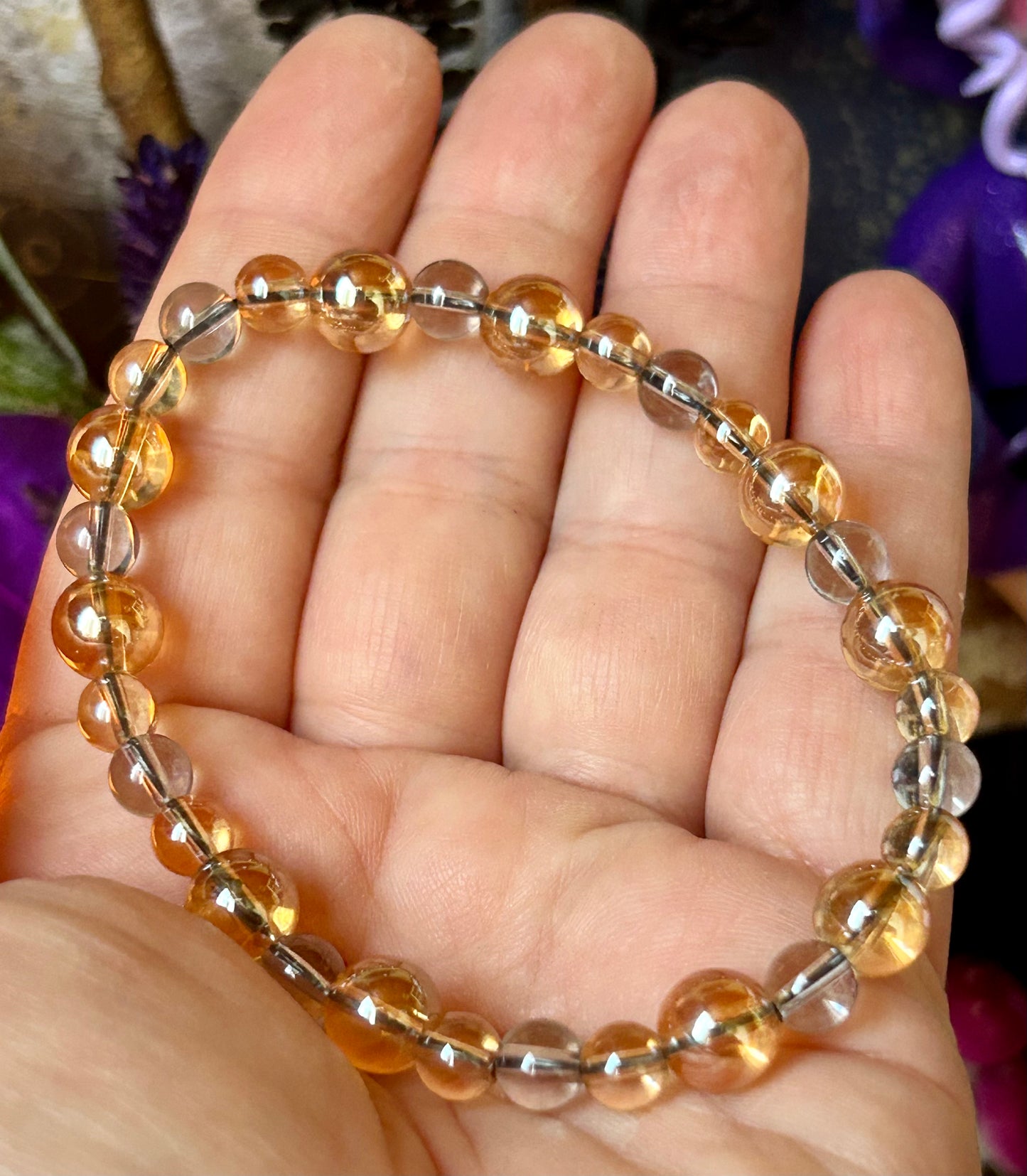 Bracelet en Aqua aura