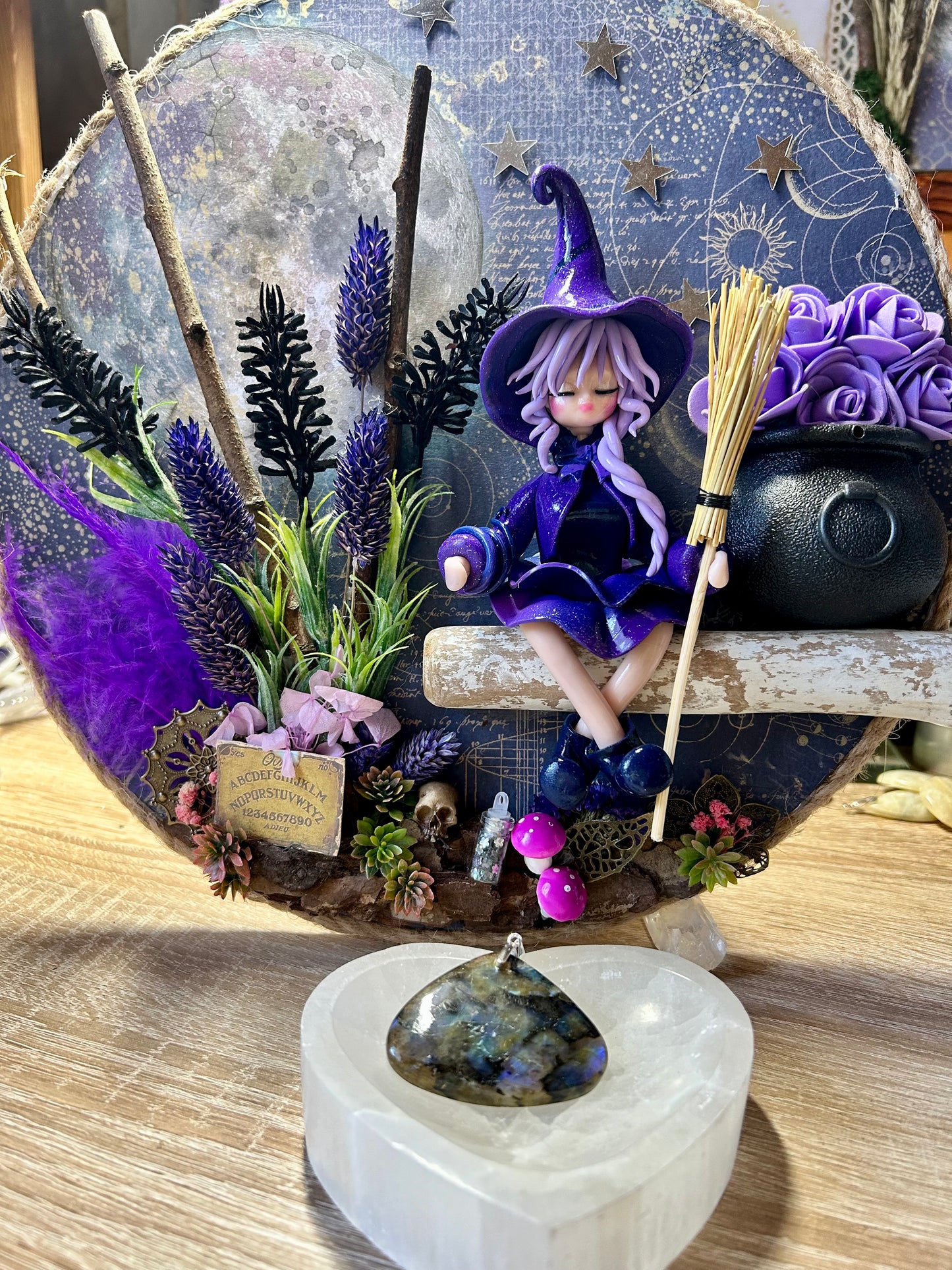 Pendentif de labradorite