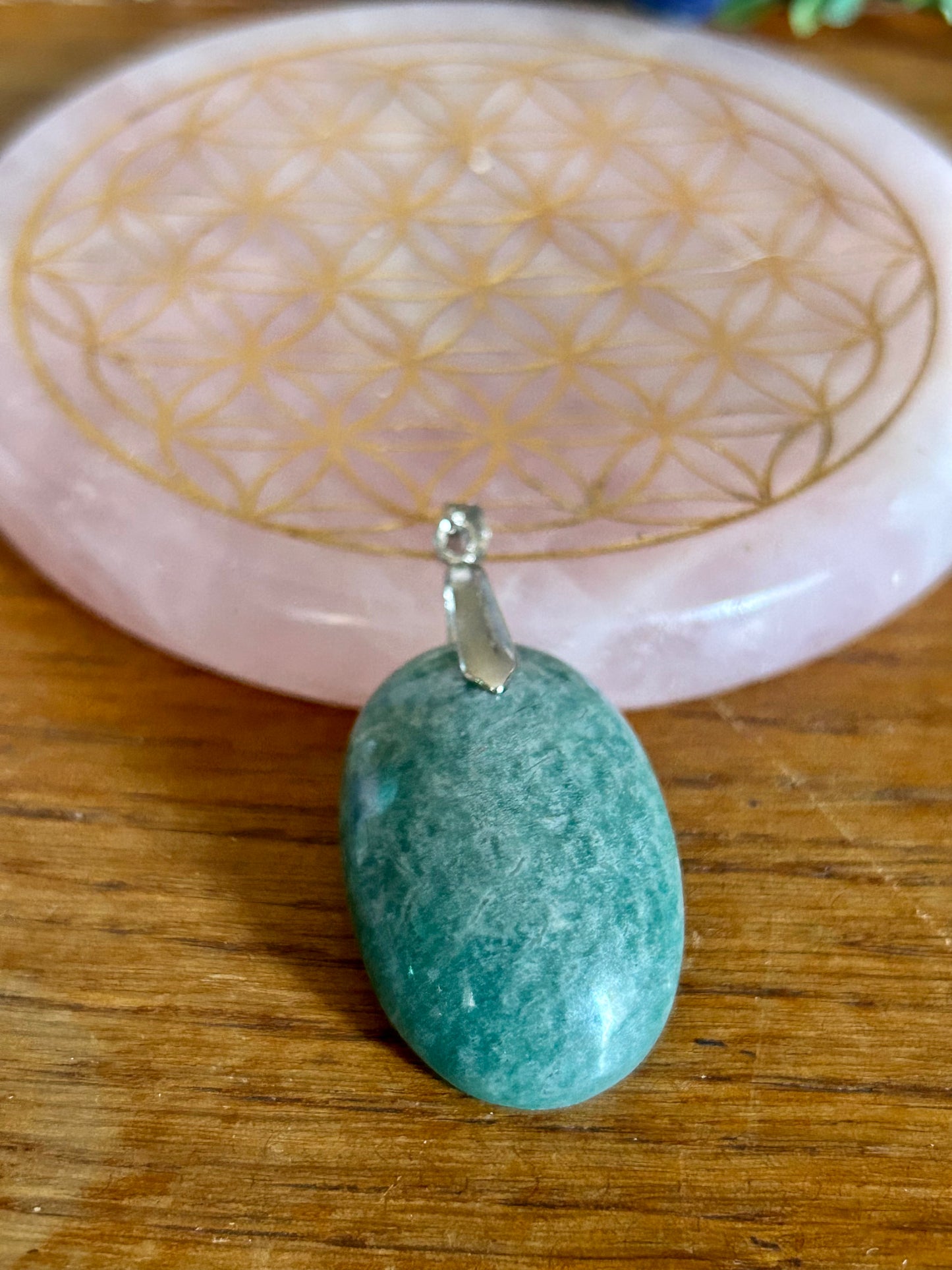 Pendentif en amazonite