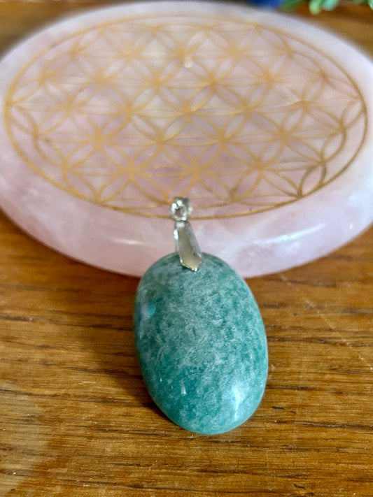 Pendentif en amazonite