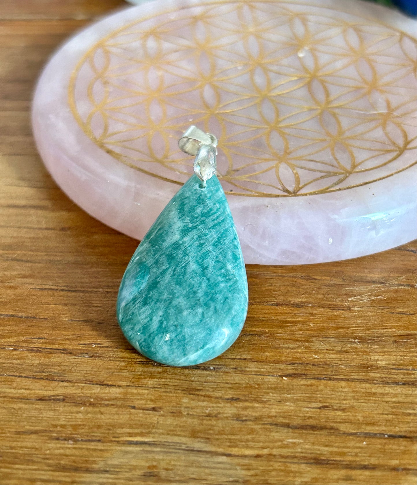 Pendentif en amazonite