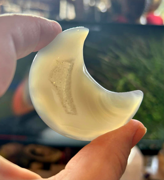 Croissants de lune en agate
