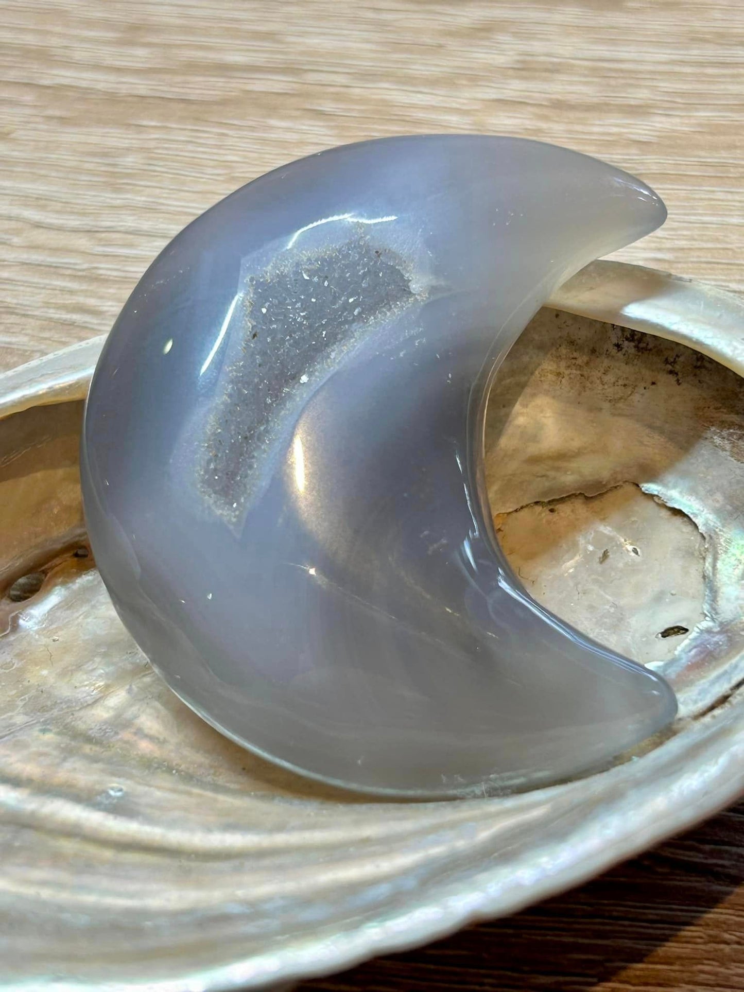 Croissants de lune en agate