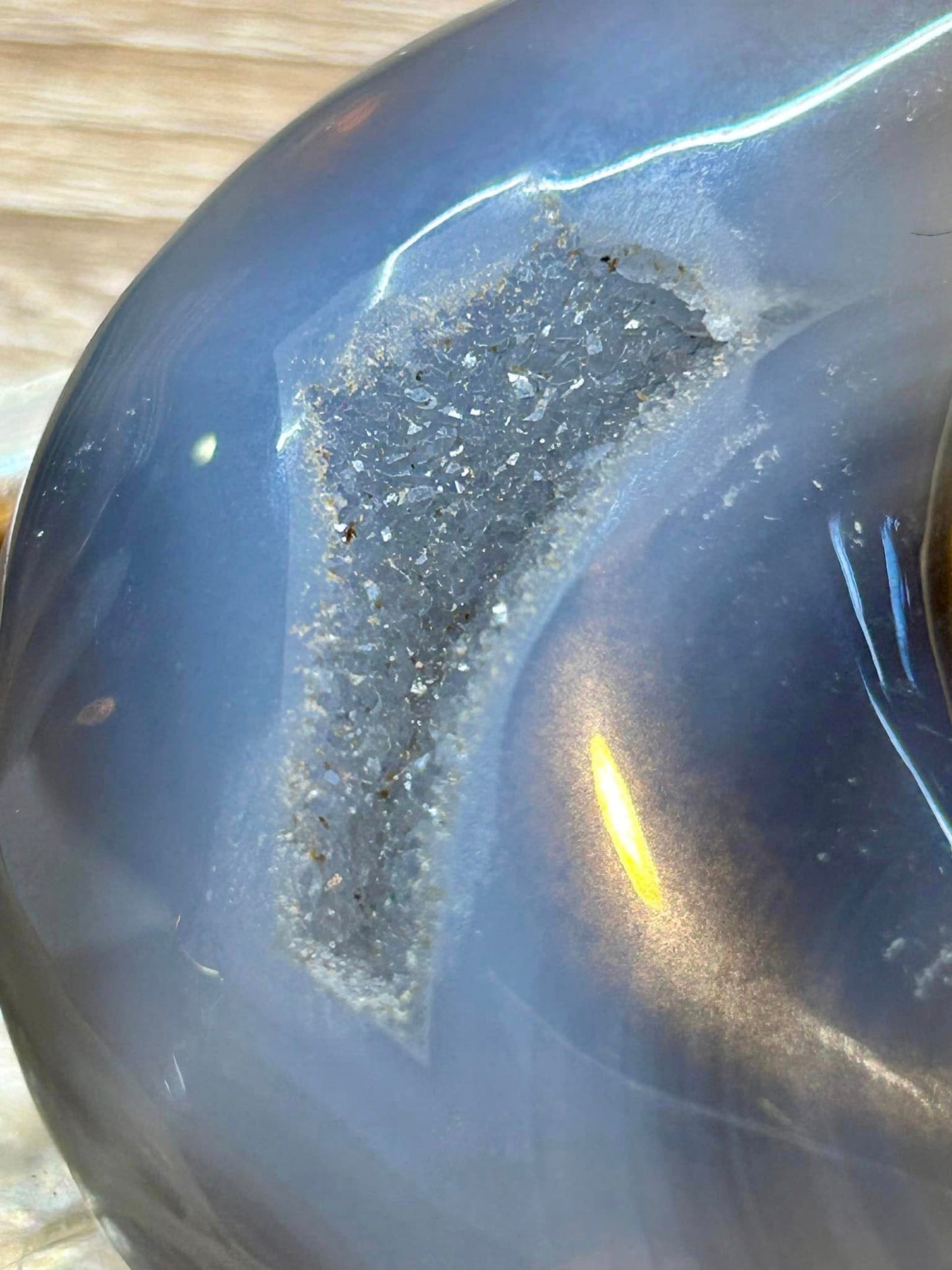 Croissants de lune en agate
