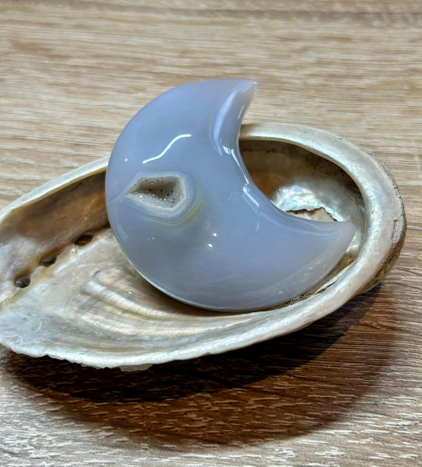 Croissants de lune en agate