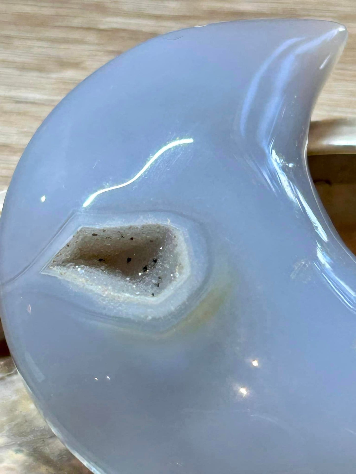 Croissants de lune en agate