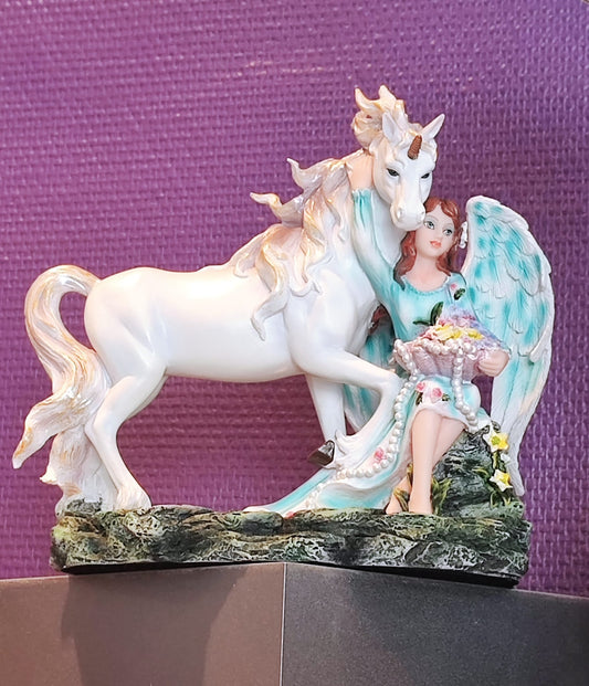 Fée et licorne