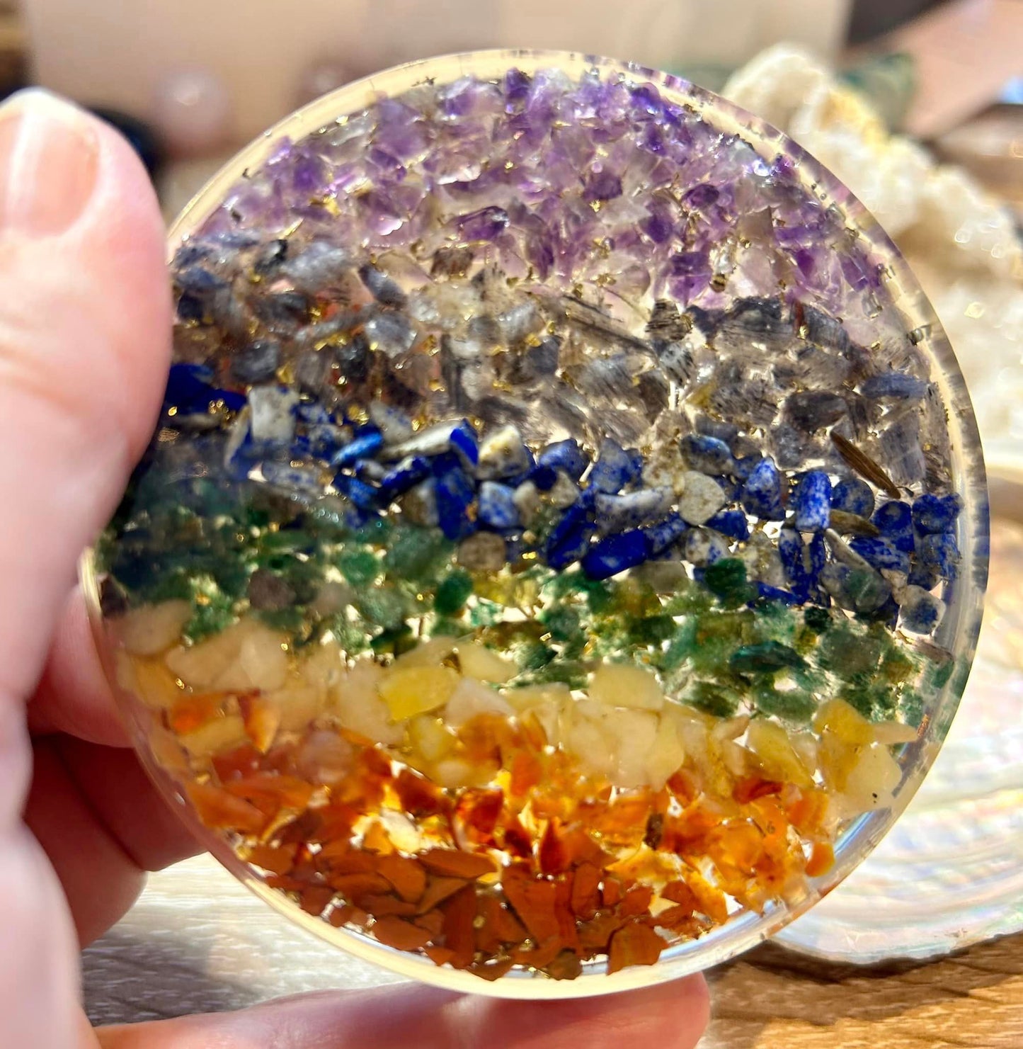 Générateur orgonite 7 chakras
