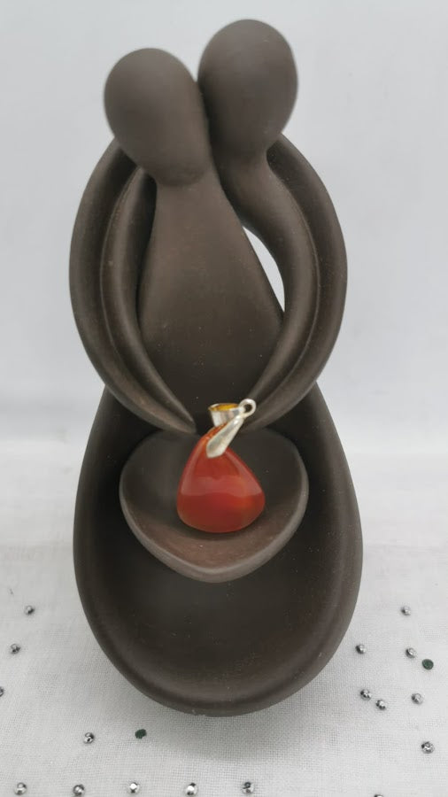 Pendentif de cornaline